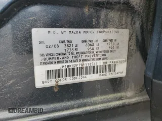 2008 Mazda Mazda3 i Touring Value with VIN JM1BK32F781118543, listed as a Copart auction lot 50727505 with 151,370 mi miles and Salvage Title. Bid and sale history available at carsss.com. Image 14.