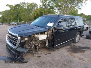 2021 GMC Yukon SLT with VIN 1GKS1BKD8MR264204, listed as a IAAI auction lot 41859983 with 118,968 mi miles. Bid and sale history available at carsss.com. Image 6.