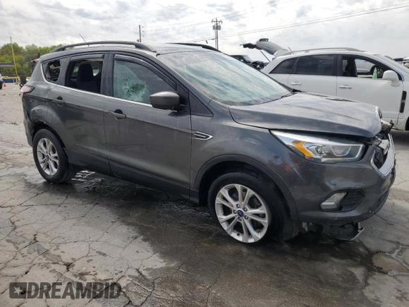 2017 Ford Escape SE with VIN 1FMCU0GD1HUC04526, listed as a Copart auction lot 53453605 with 155,345 mi miles and Salvage Title. Bid and sale history available at carsss.com. Image 4.