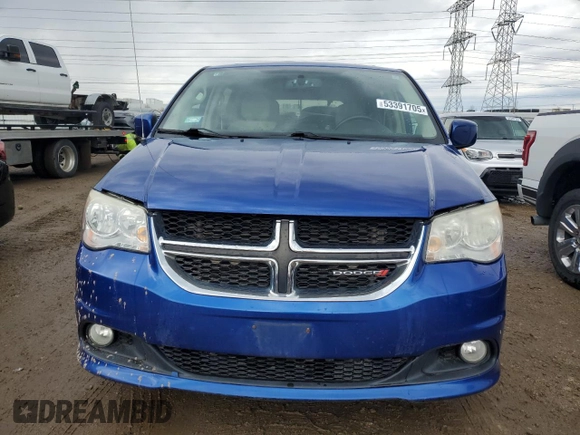 2013 Dodge Grand Caravan Crew with VIN 2C4RDGDG2DR654554, listed as a Copart auction lot 53391705 with 131,312 mi miles and Clean Title. Bid and sale history available at DreamBid. Image 5.