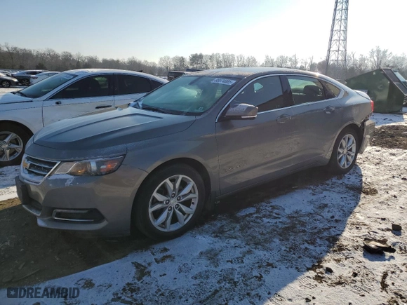 2018 Chevrolet Impala LT with VIN 2G1105SA9J9101349, listed as a Copart auction lot 88974885 with 156,322 mi miles and Salvage Title. Bid and sale history available at carsss.com. Image 1.