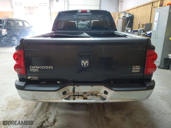 2008 Dodge Dakota Laramie with VIN 1D7HW58N68S608156, listed as a Copart auction lot 58475684 with 238,043 mi miles and Salvage Title. Bid and sale history available at carsss.com. Image 6.