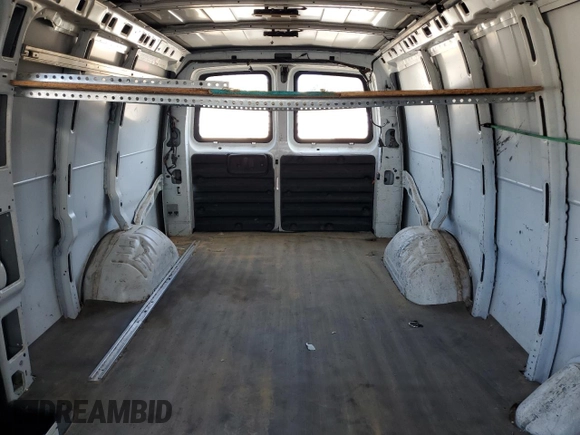 2017 Chevrolet Express Cargo Van with VIN 1GCWGBFG5H1338540, listed as a Copart auction lot 45241235 with 155,542 mi miles and Clean Title. Bid and sale history available at carsss.com. Image 10.