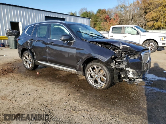 2023 BMW X3 sDrive30i with VIN 5UX43DP08P9P68948, listed as a Copart auction lot 81995894 with Not Provided miles and Clean Title. Bid and sale history available at DreamBid. Image 4.