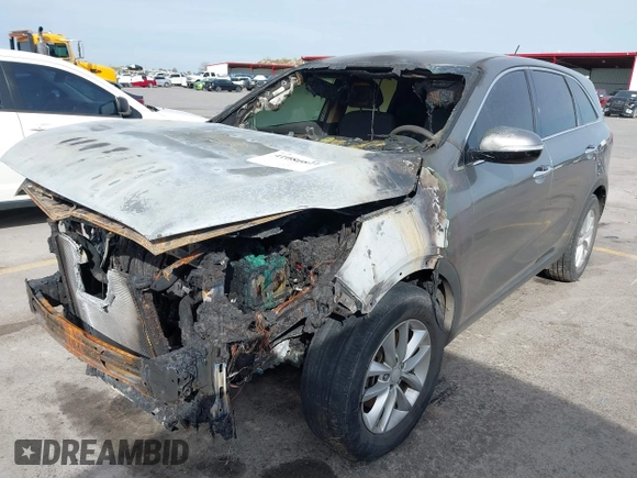2018 Kia Sorento LX with VIN 5XYPG4A34JG411049, listed as a IAAI auction lot 41080821 with 1 mi miles. Bid and sale history available at carsss.com. Image 12.