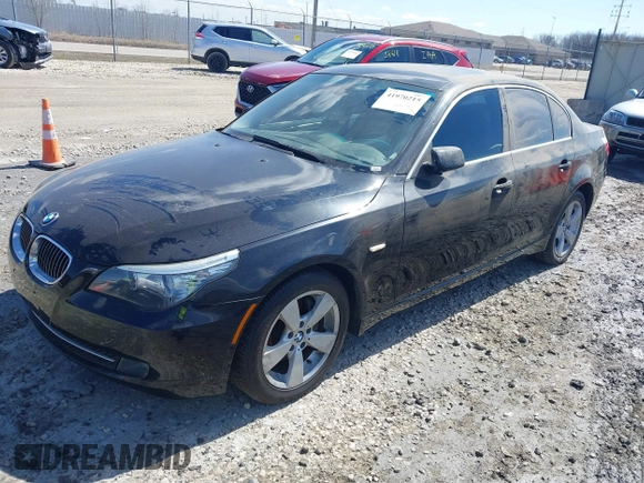 2008 BMW 5 Series 528xi with VIN WBANV13568CZ53954, listed as a IAAI auction lot 41970215 with 115,081 mi miles and . Bid and sale history available at DreamBid. Image 2.