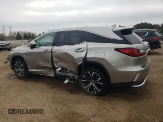 2018 Lexus RX 350L Premium with VIN JTJDZKCA7J2007053, listed as a Copart auction lot 53824585 with 100,725 mi miles and Salvage Title. Bid and sale history available at DreamBid. Image 2.