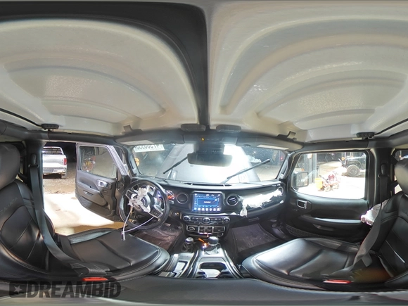 2022 Jeep Wrangler Unlimited Sahara with VIN 1C4HJXEG1NW109232, listed as a Copart auction lot 47986955 with 38,248 mi miles and Salvage title. Bid and sale history available at DreamBid. Image 17.