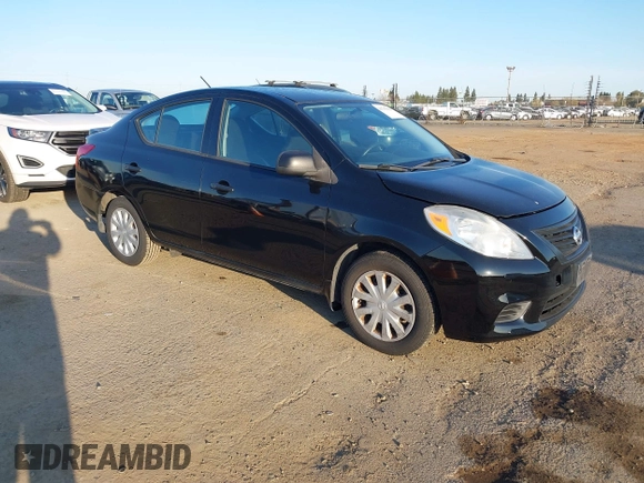 2014 Nissan Versa SV with VIN 3N1CN7AP5EL842235, listed as a IAAI auction lot 41715159 with 127,456 mi miles. Bid and sale history available at carsss.com. Image 1.