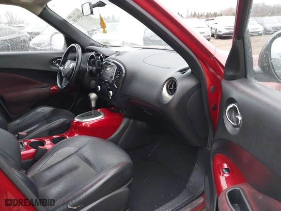 2012 Nissan Juke SV with VIN JN8AF5MV1CT118314, listed as a IAAI auction lot 41458310 with 1 mi miles. Bid and sale history available at carsss.com. Image 5.