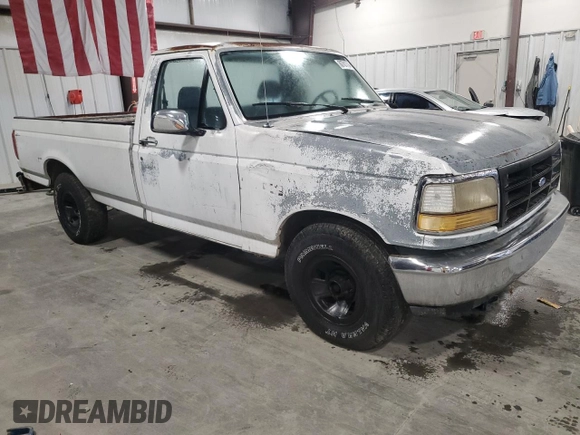 1992 Ford F-150 with VIN 1FTDF15Y2NNA80416, listed as a Copart auction lot 80701714 with 193,490 mi miles and Clean Title. Bid and sale history available at carsss.com. Image 4.