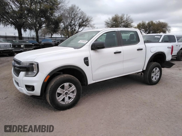 2024 Ford Ranger XL with VIN 1FTER4PHXRLE20262, listed as a Copart auction lot 42336935 with 5,517 mi miles and Salvage Title. Bid and sale history available at carsss.com. Image 1.
