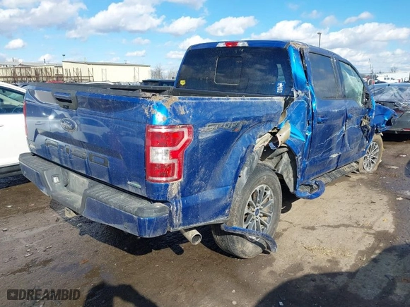 2018 Ford F-150 XL with VIN 1FTEW1EG5JFD99440, listed as a IAAI auction lot 41669471 with 139,658 mi miles. Bid and sale history available at carsss.com. Image 4.