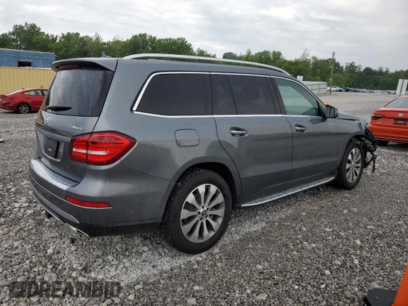 2019 Mercedes-Benz GLS 450 with VIN 4JGDF6EE5KB227307, listed as a Copart auction lot 62868825 with 56,374 mi miles and Salvage title. Bid and sale history available at DreamBid. Image 3.