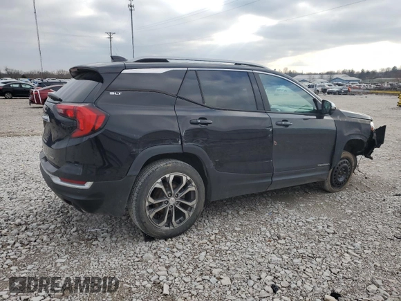 2018 GMC Terrain SLT with VIN 3GKALVEX5JL144330, listed as a Copart auction lot 85432684 with 95,737 mi miles and Salvage Title. Bid and sale history available at DreamBid. Image 3.