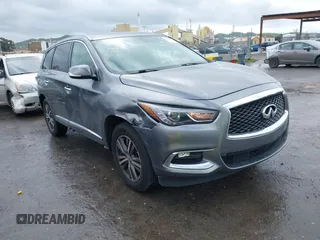 2018 Infiniti QX60 with VIN 5N1DL0MM9JC524006, listed as a IAAI auction lot 41808831 with 152,000 mi miles and . Bid and sale history available at DreamBid. Image 1.