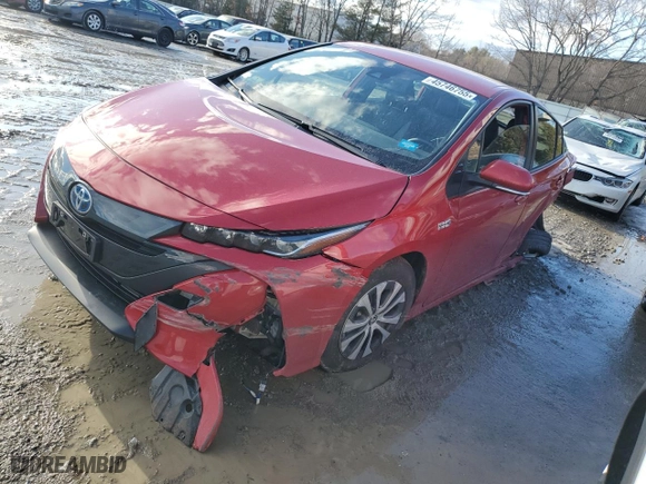 2022 Toyota Prius Prime LE with VIN JTDKAMFP0N3224568, listed as a Copart auction lot 45746755 with 0 mi miles and Salvage Title. Bid and sale history available at carsss.com. Image 1.