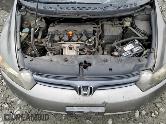 2006 Honda Civic Cpe LX with VIN 2HGFG12666H529570, listed as a Copart auction lot 63172594 with 220,481 mi miles and Salvage Title. Bid and sale history available at carsss.com. Image 11.