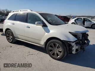 2013 Acura MDX Advance Pkg with VIN 2HNYD2H65DH516314, listed as a Copart auction lot 88217555 with 137,735 mi miles and Salvage Title. Bid and sale history available at carsss.com. Image 4.