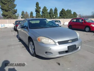 2006 Chevrolet Monte Carlo LT 3.5L with VIN 2G1WM15K569372035, listed as a IAAI auction lot 41647280 with 154,040 mi miles. Bid and sale history available at carsss.com. Image 1.