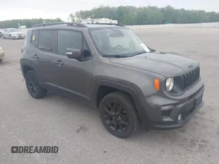 2019 Jeep Renegade Altitude with VIN ZACNJBBBXKPJ77405, listed as a IAAI auction lot 42125796 with 104,525 mi miles and . Bid and sale history available at DreamBid. Image 1.
