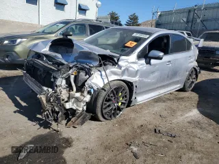 2018 Subaru WRX STI with VIN JF1VA2N64J9820970, listed as a Copart auction lot 88100335 with 85,341 mi miles and Salvage Title. Bid and sale history available at carsss.com. Image 1.