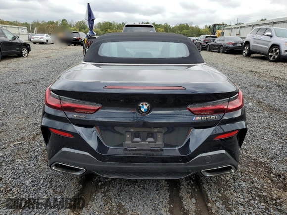 2019 BMW 8 Series M850i xDrive with VIN WBAFY4C58KBX39395, listed as a Copart auction lot 74088834 with 27,413 mi miles and Salvage title. Bid and sale history available at DreamBid. Image 6.