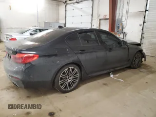 2020 BMW 5 Series 540i xDrive with VIN WBAJS3C07LWW68016, listed as a Copart auction lot 84332374 with Not provided miles and Salvage title. Bid and sale history available at DreamBid. Image 3.