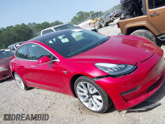 2020 Tesla Model 3 Standard Range Plus with VIN 5YJ3E1EA9LF708808, listed as a IAAI auction lot 40018323 with 32,069 mi miles. Bid and sale history available at carsss.com. Image 12.