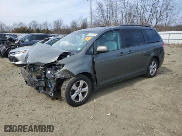 2012 Toyota Sienna LE AAS with VIN 5TDKK3DC4CS192257, listed as a Copart auction lot 48514035 with 218,538 mi miles and Salvage Title. Bid and sale history available at carsss.com. Image 1.