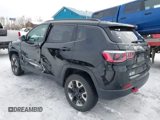 2018 Jeep Compass Trailhawk with VIN 3C4NJDDB3JT450932, listed as a IAAI auction lot 41616316 with 107,198 mi miles and . Bid and sale history available at DreamBid. Image 3.