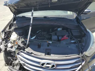 2017 Hyundai Santa Fe 2.4L with VIN 5NMZU3LBXHH019659, listed as a Copart auction lot 64056815 with 121,210 mi miles and Salvage title. Bid and sale history available at DreamBid. Image 12.