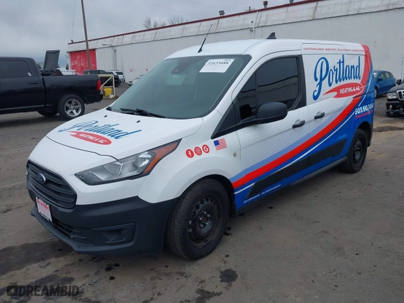 2021 Ford Transit Connect Van XL with VIN NM0LS7E21M1491900, listed as a IAAI auction lot 41633688 with 56,180 mi miles. Bid and sale history available at carsss.com. Image 18.