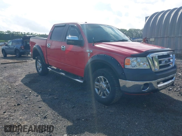 2008 Ford F-150 XLT with VIN 1FTPW14V28FA07405, listed as a IAAI auction lot 42376172 with 151,902 mi miles and . Bid and sale history available at DreamBid. Image 1.