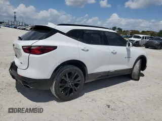 2019 Chevrolet Blazer RS with VIN 3GNKBJRS5KS700855, listed as a Copart auction lot 52548305 with 66,540 mi miles and Salvage title. Bid and sale history available at DreamBid. Image 3.