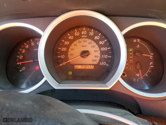 2008 Toyota Tacoma with VIN 5TEUU42N78Z523470, listed as a Copart auction lot 48383195 with 248,432 mi miles and Salvage Title. Bid and sale history available at carsss.com. Image 9.