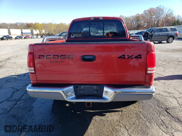 2001 Dodge Dakota Sport with VIN 1B7HG2AN81S295553, listed as a Copart auction lot 80392844 with 105,560 mi miles and Salvage Title. Bid and sale history available at carsss.com. Image 6.