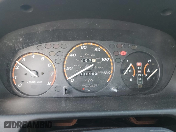2001 Honda CR-V LX with VIN JHLRD18431C032002, listed as a Copart auction lot 46835805 with 110,503 mi miles and Salvage Title. Bid and sale history available at carsss.com. Image 9.