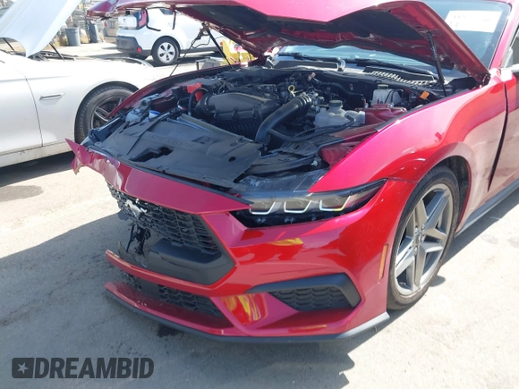 2024 Ford Mustang EcoBoost z VIN 1FA6P8TH2R5137890, wystawiony jako IAAI lot #41825638 z przebiegiem 6 144 mil mil oraz . Historia ofert i sprzedaży dostępna na DreamBid. Obrazek 12.