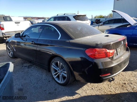 2016 BMW 4 Series 428i with VIN WBA3V7C52G5A27387, listed as a Copart auction lot 88081925 with 52,882 mi miles and Salvage Title. Bid and sale history available at carsss.com. Image 2.