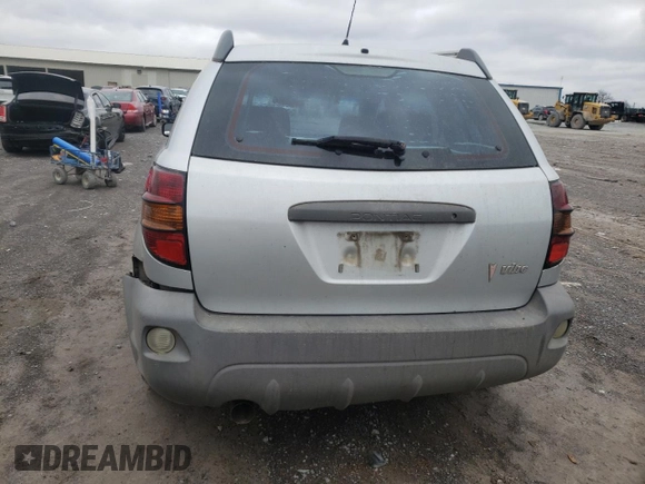 2006 Pontiac Vibe with VIN 5Y2SL65886Z458424, listed as a Copart auction lot 57891364 with 177,640 mi miles and Salvage Title. Bid and sale history available at carsss.com. Image 6.
