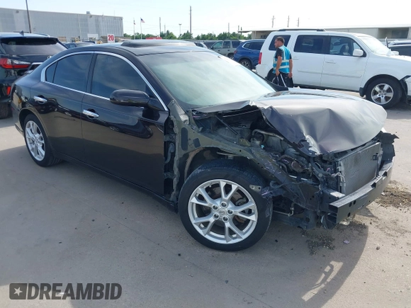 2013 Nissan Maxima S with VIN 1N4AA5AP5DC804461, listed as a IAAI auction lot 42271846 with 158,759 mi miles and . Bid and sale history available at DreamBid. Image 1.