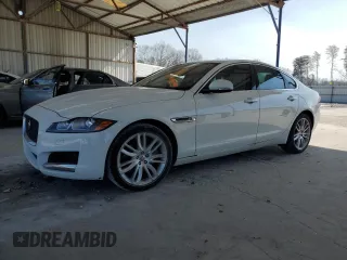 2016 Jaguar XF 35t Prestige with VIN SAJBE4BV9GCY02678, listed as a Copart auction lot 46582545 with 49,529 mi miles and Salvage Title. Bid and sale history available at carsss.com. Image 1.