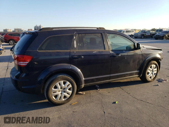 2018 Dodge Journey SE with VIN 3C4PDCAB2JT383027, listed as a Copart auction lot 83073874 with 70,386 mi miles and Salvage Title. Bid and sale history available at carsss.com. Image 3.