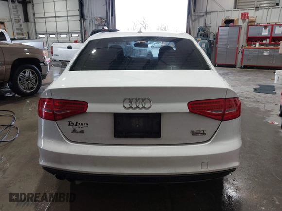 2015 Audi A4 Premium with VIN WAUBFAFL1FN028283, listed as a IAAI auction lot 41439349 with 121,780 mi miles. Bid and sale history available at carsss.com. Image 16.