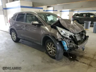 2015 Honda CR-V EX-L with VIN 2HKRM4H7XFH628101, listed as a Copart auction lot 50631195 with 92,962 mi miles and Salvage Title. Bid and sale history available at carsss.com. Image 4.
