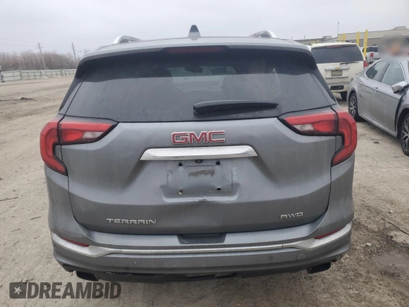 2019 GMC Terrain Denali with VIN 3GKALXEX5KL265114, listed as a Copart auction lot 44833985 with 140,867 mi miles and Salvage Title. Bid and sale history available at carsss.com. Image 6.