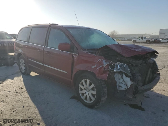 2015 Chrysler Town & Country Touring with VIN 2C4RC1BG4FR562433, listed as a Copart auction lot 48964565 with 208,395 mi miles and Salvage Title. Bid and sale history available at carsss.com. Image 4.