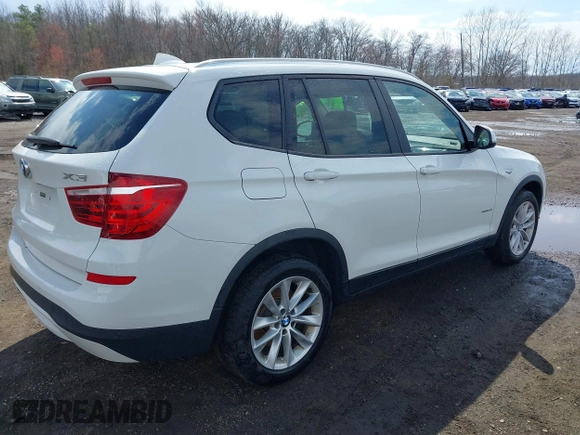 2016 BMW X3 xDrive28i with VIN 5UXWX9C58G0D66558, listed as a IAAI auction lot 41894204 with 66,278 mi miles and . Bid and sale history available at DreamBid. Image 4.