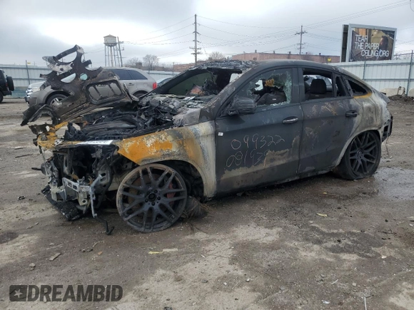 2018 Mercedes-Benz GLE 63 S AMG with VIN 4JGED7FB5JA099322, listed as a Copart auction lot 87002364 with Not provided miles and Salvage title. Bid and sale history available at DreamBid. Image 1.